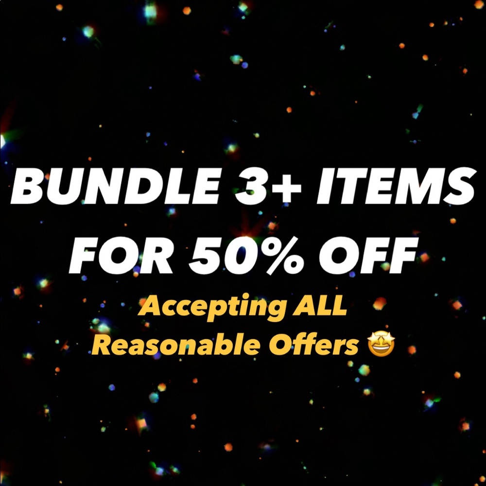 BUNDLE FOR DISCOUNTS :)